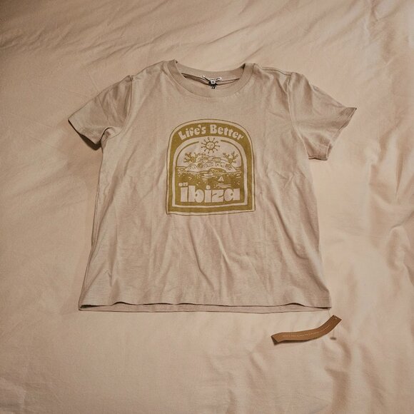 NWT Reformation Classic Crew T-shirt "Ibiza", Size XS - Picture 1 of 4